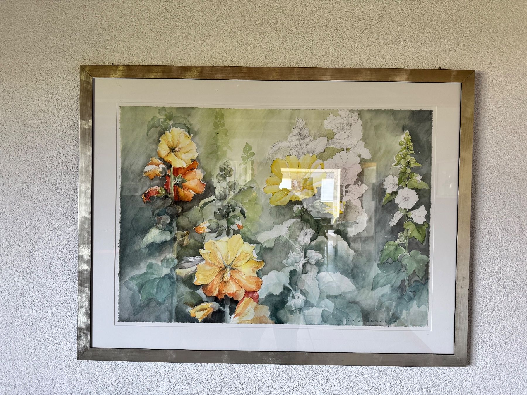 Gemälde: Aquarell Bild - Blumenmotiv – Gebraucht aus Sutz von tho_xn6t