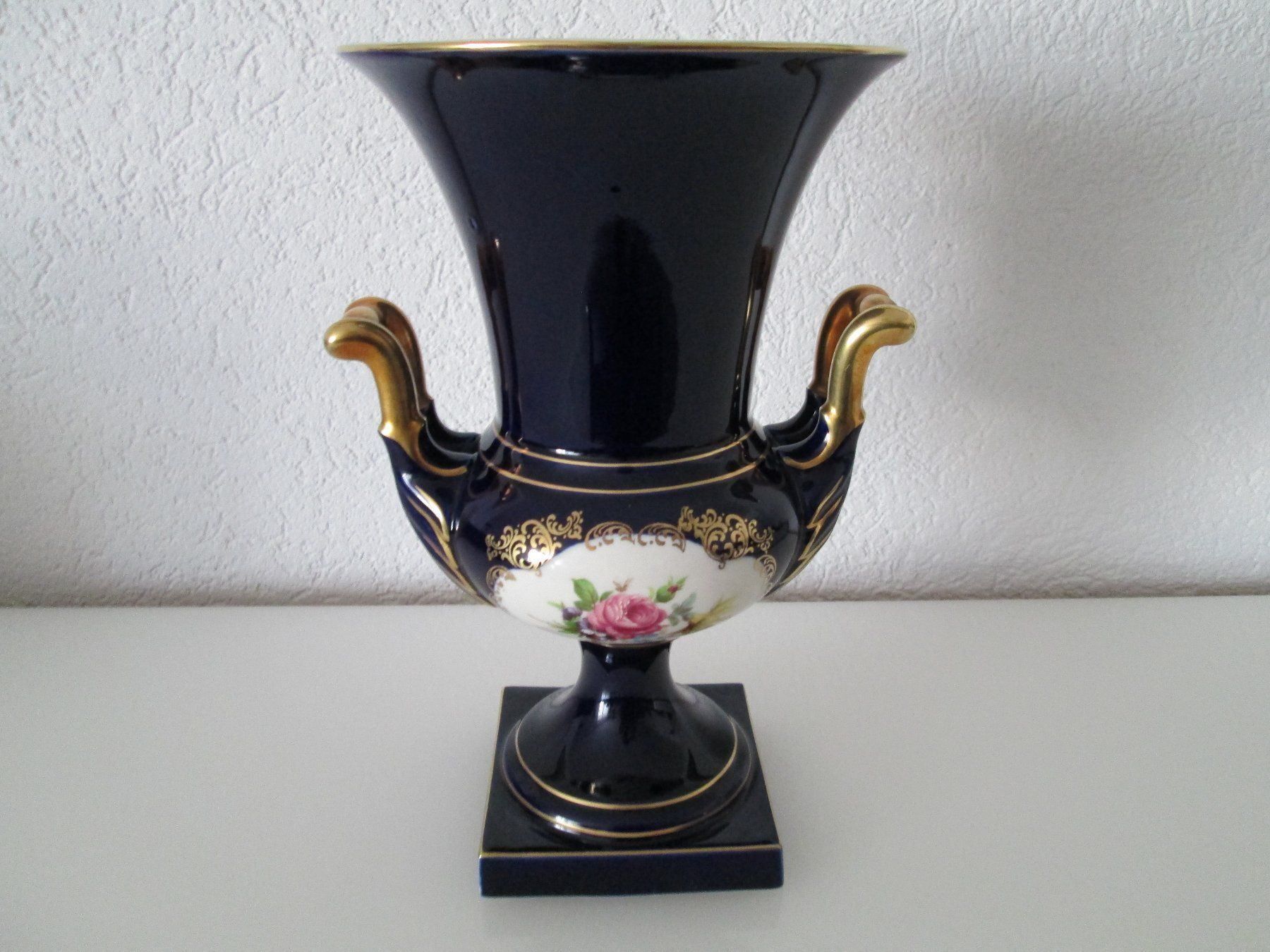 Lindner Vasen & Gefässe: Lindner Kueps Bavaria- Echt Cobalt Vase – Gebraucht aus Movelier von KRASI61 1