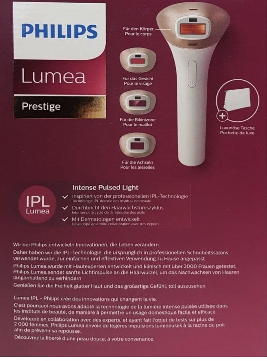 Philips Epilatori: Haarentfernungsgerät philips lumea prestige – Nuovo e nell'imballaggio originale da Ostermundigen venduto da Ania.I 7