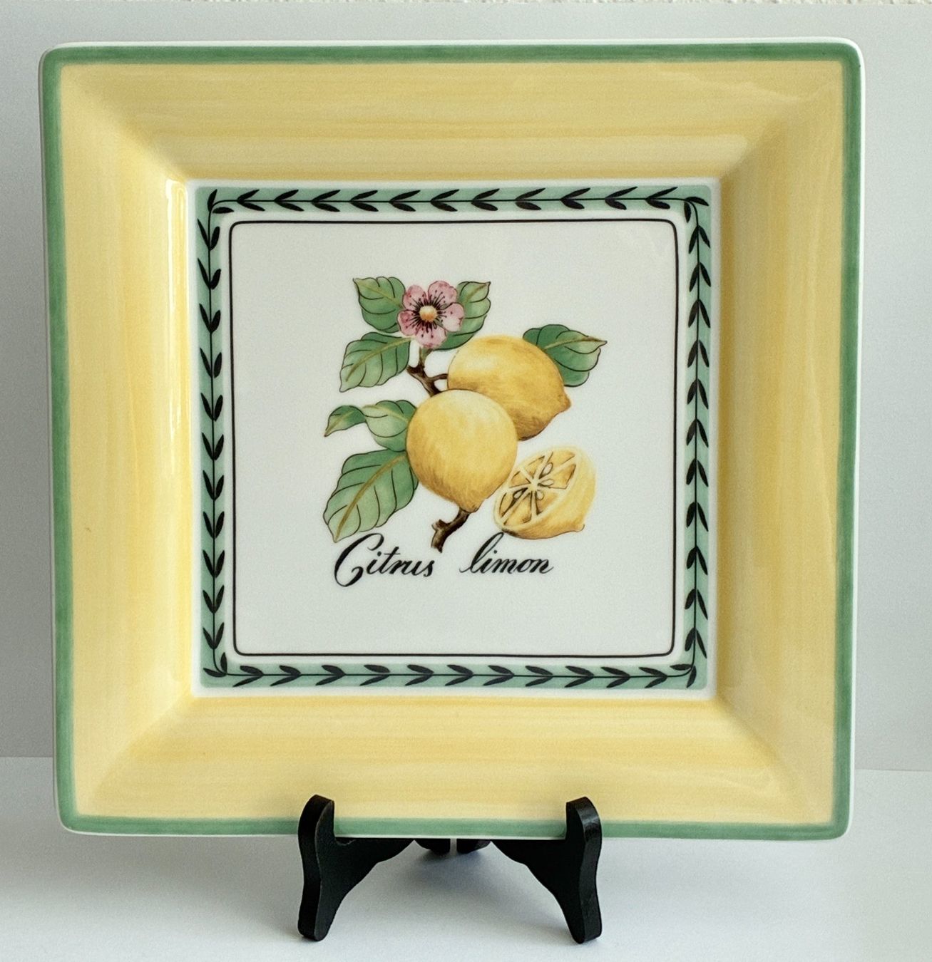 Villeroy & Boch Piatti: VILLEROY & BOCH "French Garden" Teller "Citrus Limon" – Usato da Kloten venduto da Nephty
