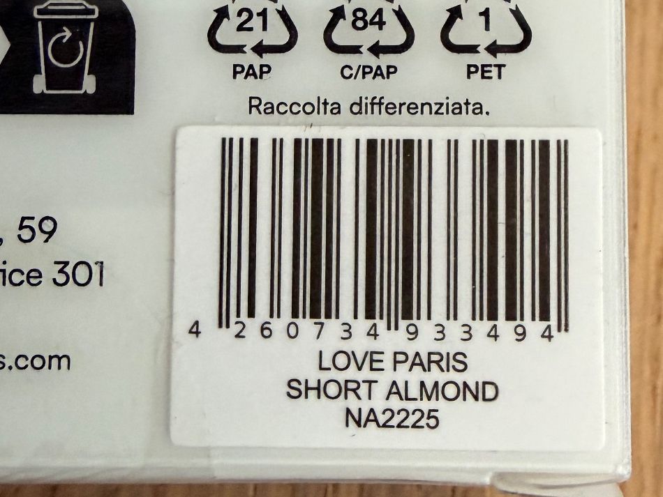 Künstliche Fingernägel: DOONAILS Soft Gel Press Ons, Love Paris, Short Almond – Neu und originalverpackt aus Zollikofen von S.Hontas 1