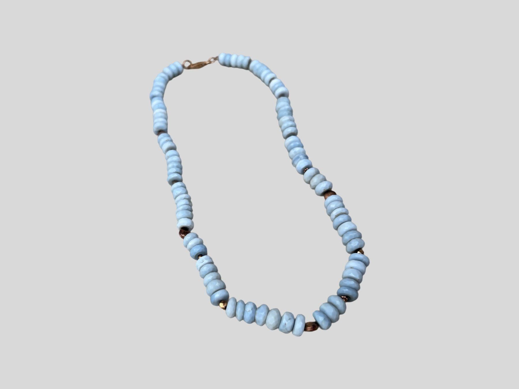 Catenine: AB 1.- Collier aus Chalcedon und Silber Elementen – Usato da Wohlenschwil venduto da Amadeus-Auctions 1