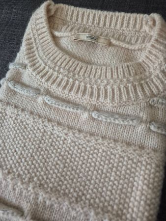 Sleeveless Sweater Merino wool and organic cotton | Ecru