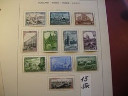 RUSSLAND AB1947 siehe scan, POSTFRISCH/* FALZ,  15 Stück