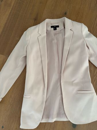 H&M Blazer Rosé Gr. 34 leichte Sommerjacke perfekt für den F
