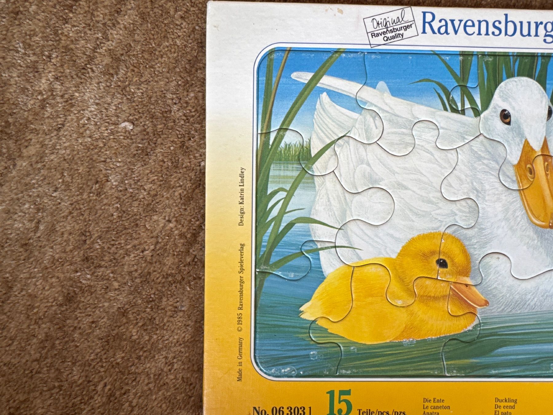 Ravensburger Puzzles: Ravensburger Puzzle -Die Ente - 15 Teile – Gebraucht aus Aarau von Kilauea 1