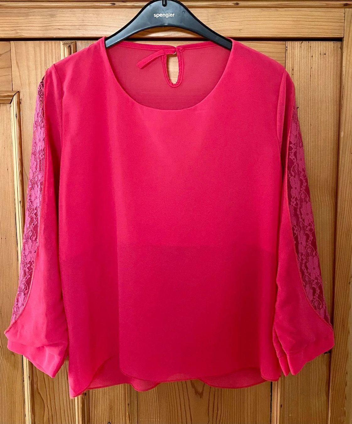 Blusen: Gr 38 Chiffon Bluse mit Spitzeneinsatz – Gebraucht aus Rickenbach b. Wil von sunneschii_ 4