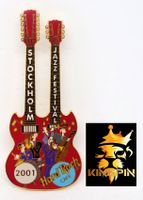 HARD ROCK CAFE Pin Guitar Stockholm Schweden