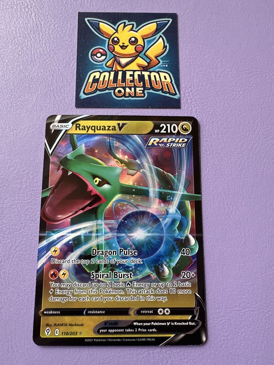Pokémon Sammelbilder & Trading cards: Pokemon Rayquaza V Fanliebling – Neu (gemäss Beschreibung) aus Lommiswil von CollectorOne