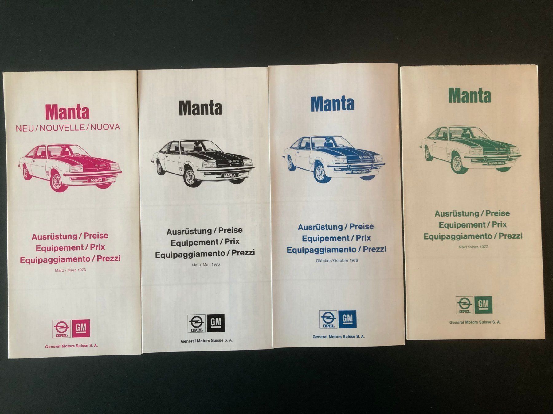 Documenti: Konvolut Opel Manta B Dokumente – Nuovo (secondo la descrizione) da Safenwil venduto da efclassics 5