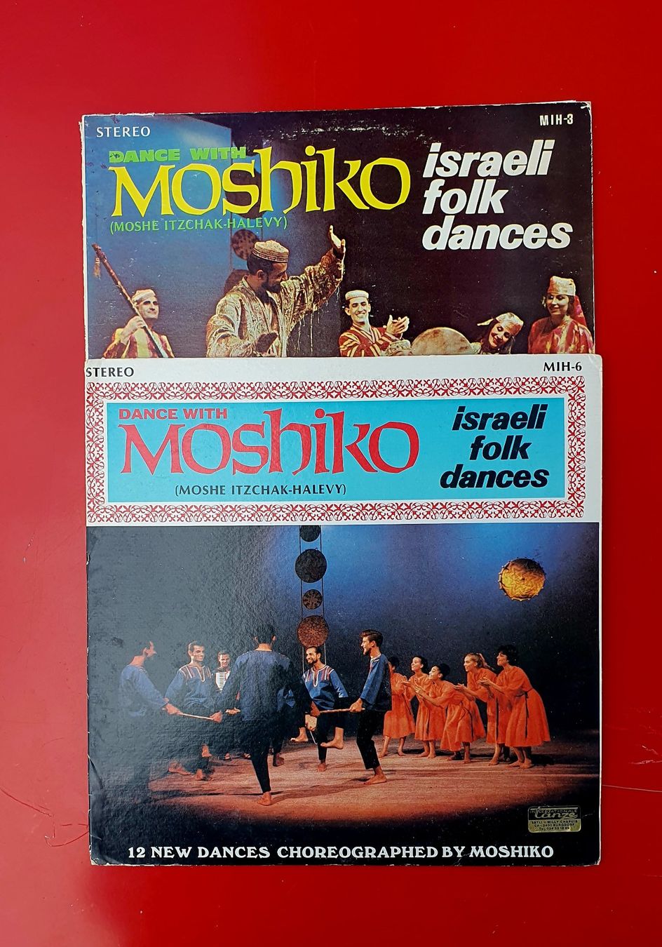 Dischi in vinile: 2 LP Moshiko Israel folk dances – Usato da Servion venduto da meno999