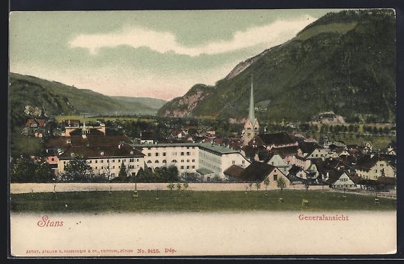 Cartoline postali: AK Stans, Generalansicht – Usato da Berlin venduto da bartko-reher