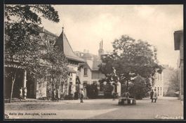 Lausanne, l'asile des aveugles, des gens