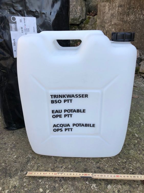 Schweizer Post PTT Trinkwasserkanister Wasserkanister 30 L