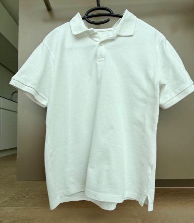 Weisses Poloshirt von Zara, Grösse 140