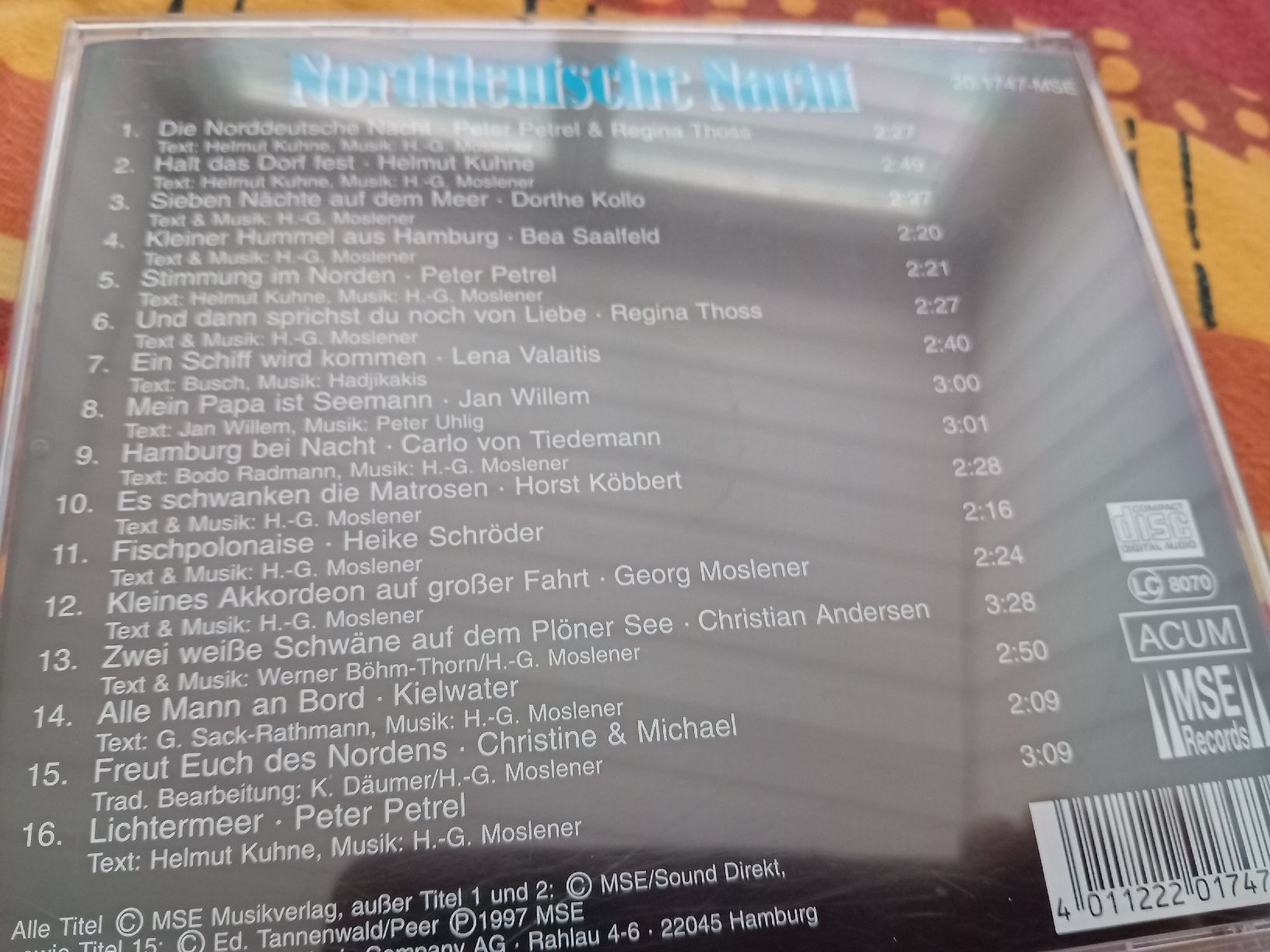 CD: CD Norddeutsche Nacht – Usato da Witterswil venduto da hele04 1