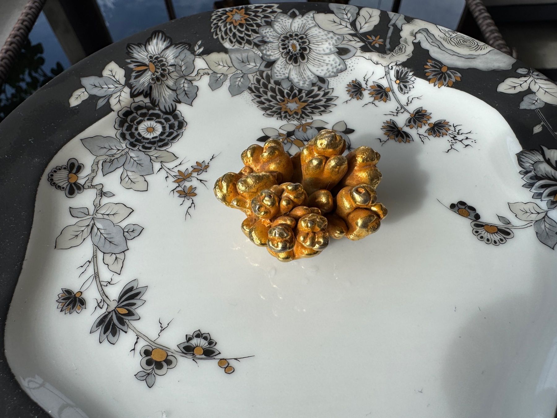 Tutte le decorazioni: Schale, Etagère, handbemalt, Bronze Paris – Usato da Burgdorf venduto da Tanthony 2
