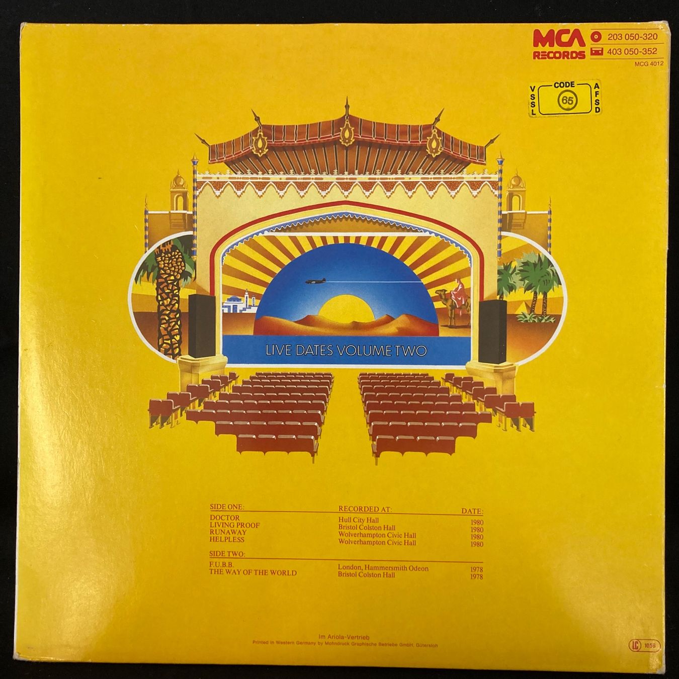 Dischi in vinile: Wishbone Ash / Live Dates Volume Two – Usato da St.Gallen venduto da Out-take 1