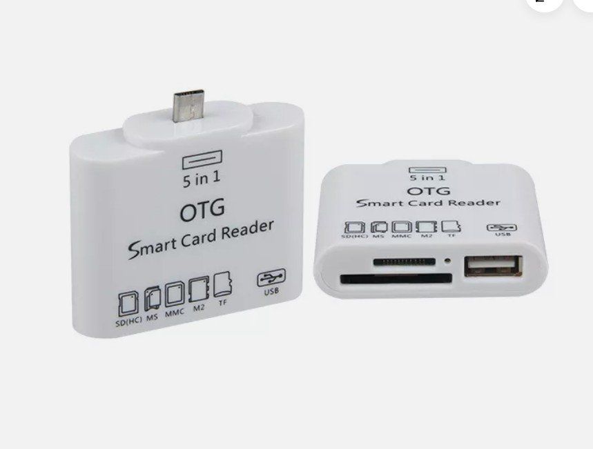 Lettori di schede: 5 in 1 Micro USB 2.0 OTG Adapter+Micro SD TF MMC Card Reader – Nuovo (secondo la descrizione) da Kirchdorf AG venduto da Apost008