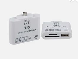 5 in 1 Micro USB 2.0 OTG Adapter+Micro SD TF MMC Card Reader