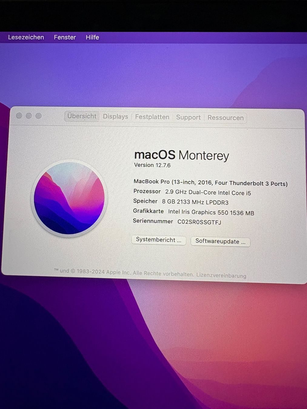 Apple Notebook: MacBook Pro 13” (2016) – Usato da Hochfelden venduto da km_52 4