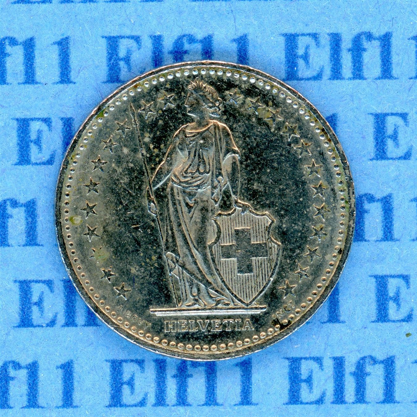 Tutti le monete: CHF___0.50 2003 -vz 50 Rappen – Usato da Widnau venduto da Elf11 1