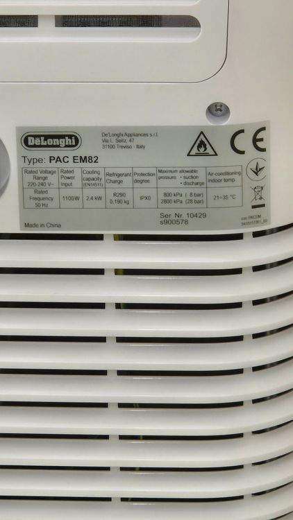 Monoblock Klimaanlage DeLonghi Pinguino PAC EM82 5