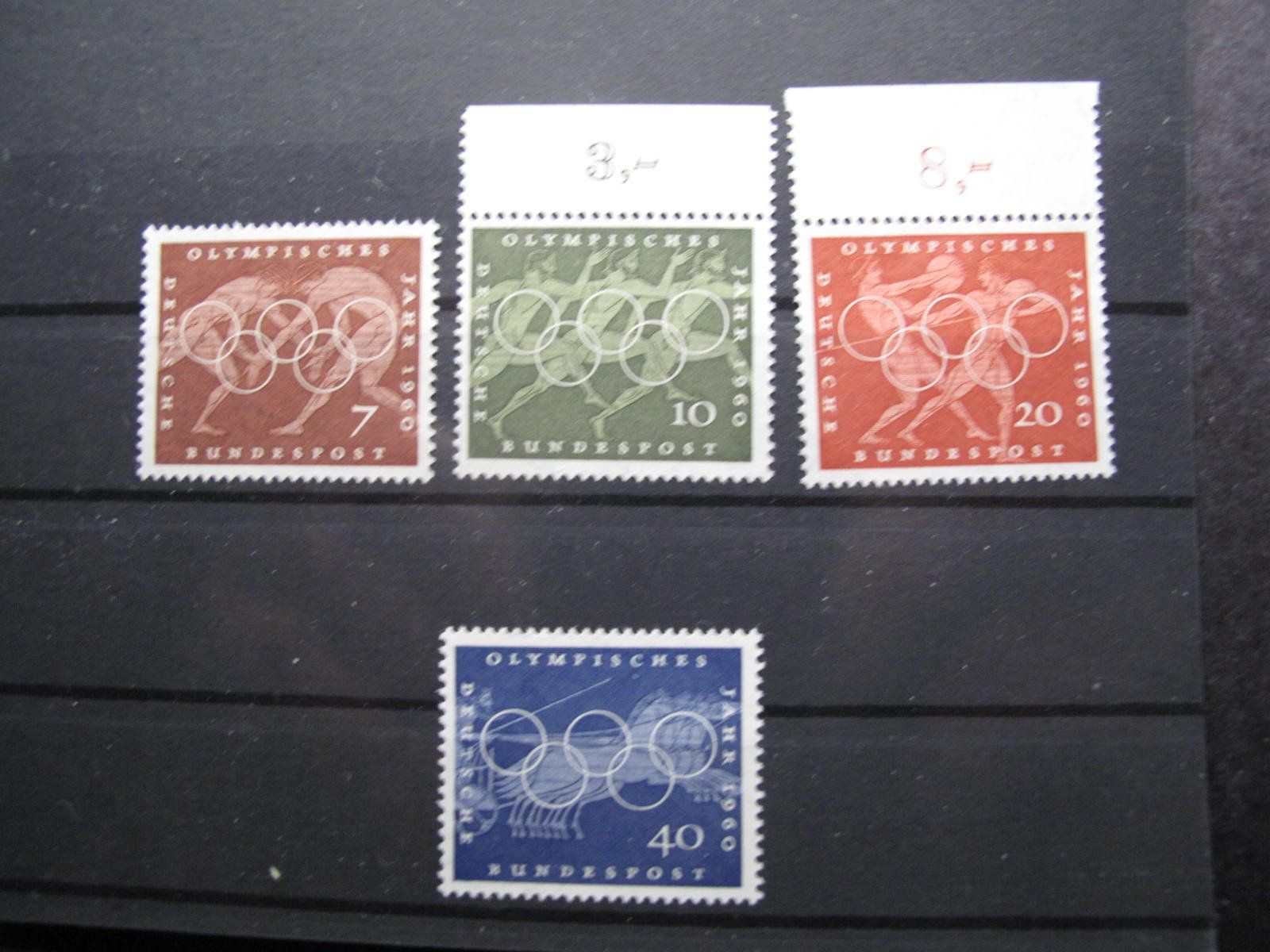 Tutti i francobolli: BRD 1960 Olympische Sommerspiele Rom** – Usato da Wil SG venduto da fva01