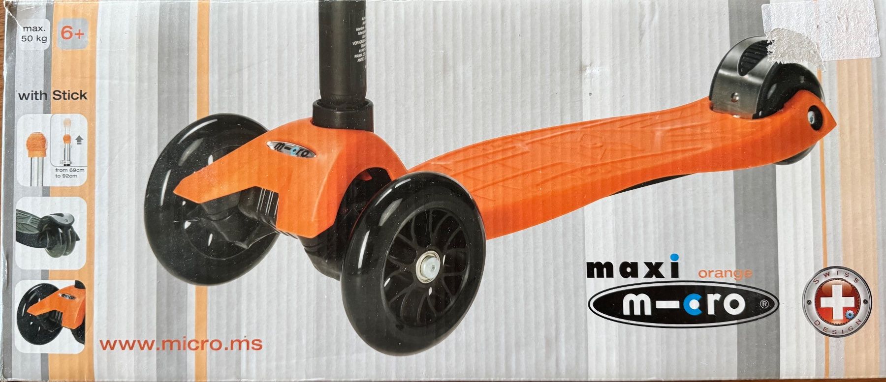 Micro Kickboard: Neu & originalverpackt: Micro Maxi Orange Kinder-Scooter – Nuovo e nell'imballaggio originale da Küsnacht ZH venduto da MountainHawk