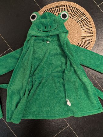 Baby Bademantel Frosch Grösse 86/92
