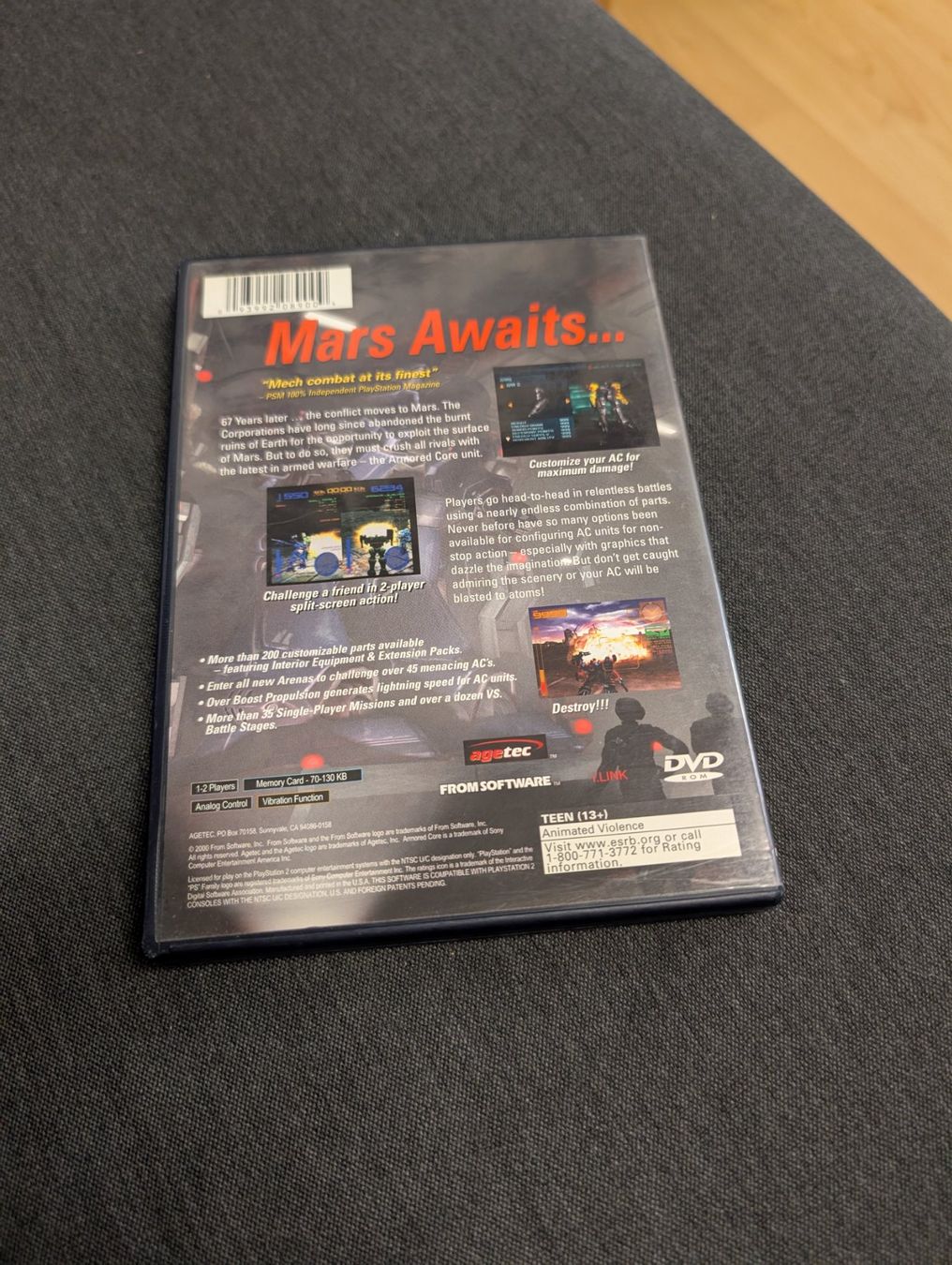 Giochi: Armored Core 2 NTSC/USA Sony playstation 2 – Usato da Giubiasco venduto da Ticinerd 1
