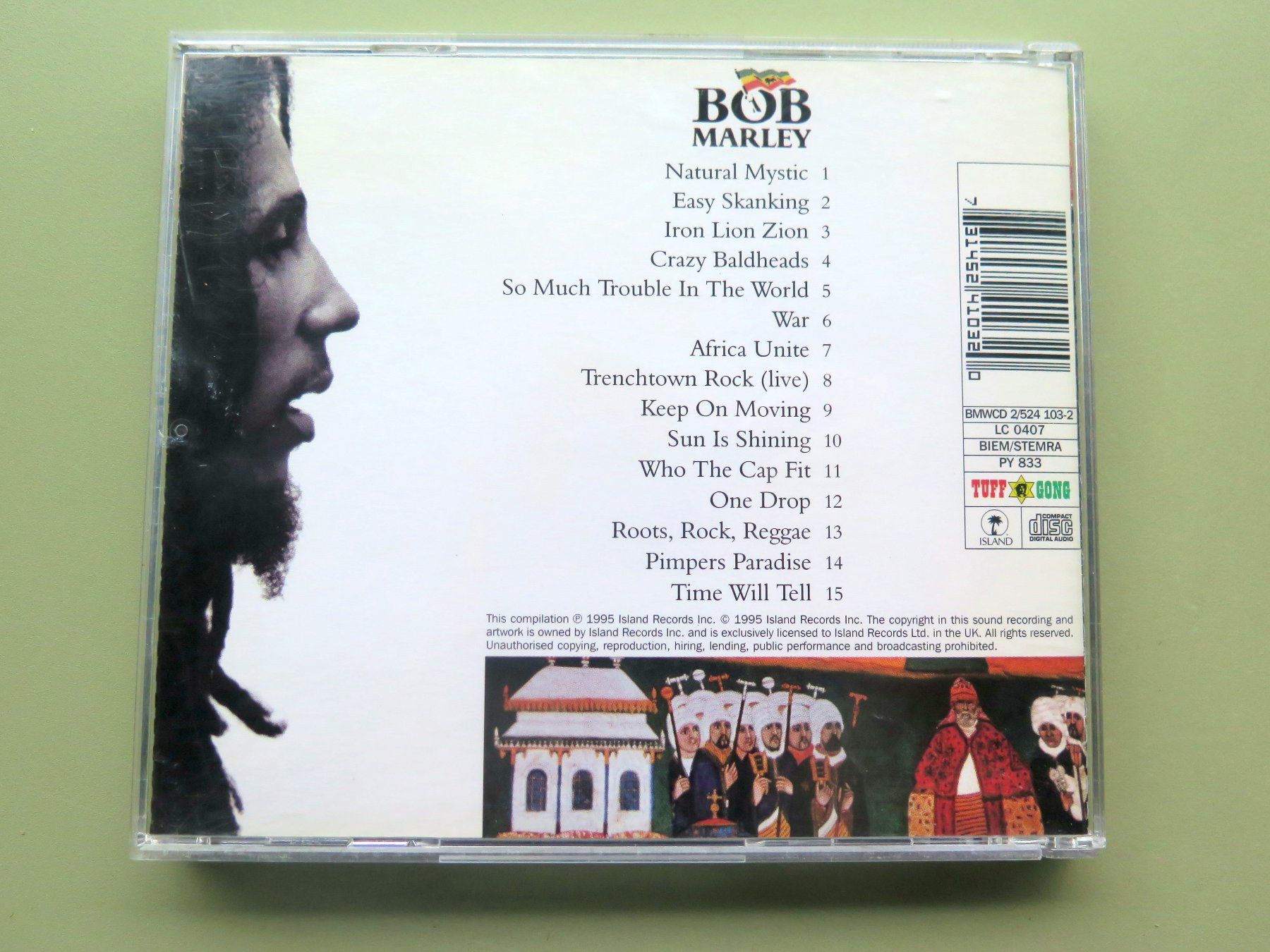 CDs: (p) CD BOB MARLEY: Natural mystic, compilation1995 – Gebraucht aus Bern von Balzamico 1