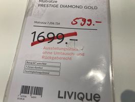 Livique Matratze Presitige Diamond Gold 90 x 200 x 23