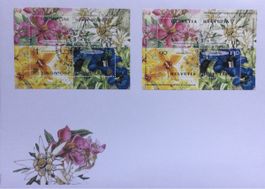 3 Stück: FDC: Gemeinschaftsausgabe Singapore -Schweiz (2001)
