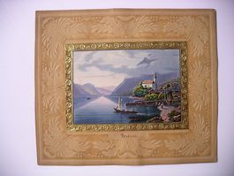 kleines antikes Aquatinta von BRIENZ um 1870