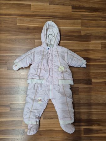Baby Skioverall Sucre d'Orge rosa gebraucht B