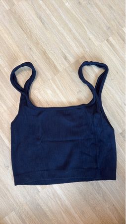 Damen Crop Top schwarz