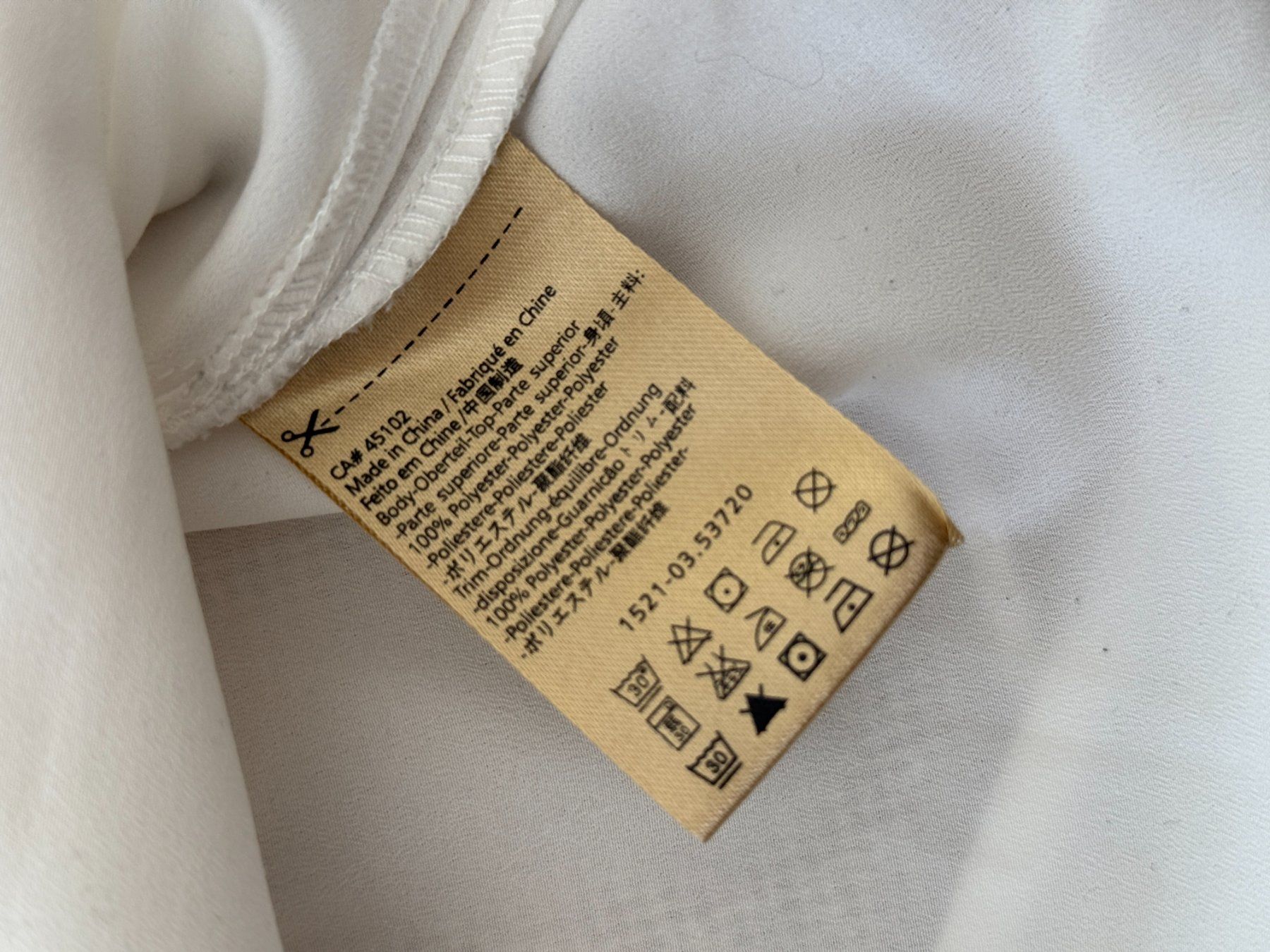 Maison Scotch Top: Spende MSF - Maison Scotch - Ärmelloses Top - Gr. M – Difettoso da Fällanden venduto da La_Natie 4
