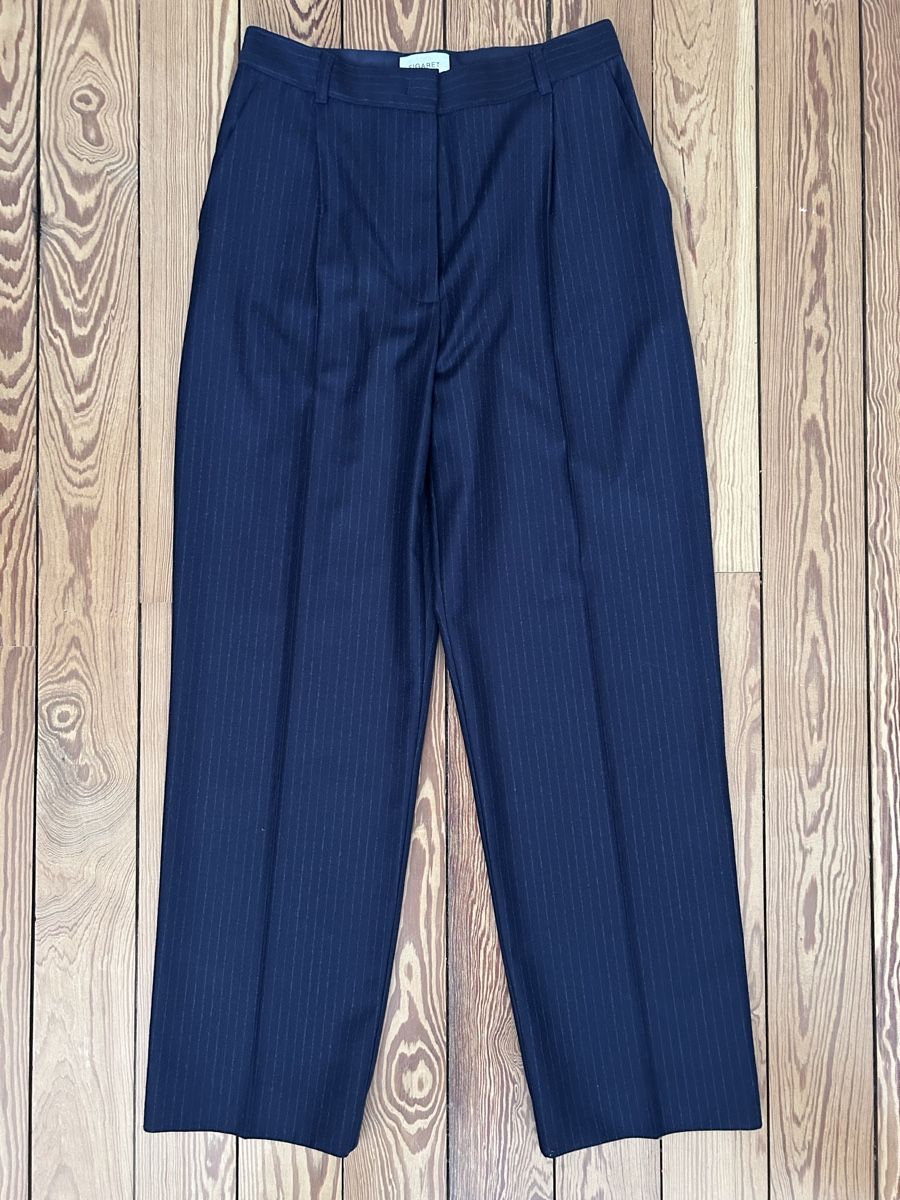 Pantaloni: Pantalon tailleur Figaret 38 neuf – Nuovo (secondo la descrizione) da Genève venduto da Sarahchge