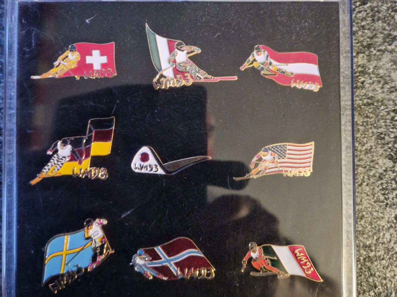 Broschen & Nadeln: Pin-Set Ski WM 1993 – Gebraucht aus Niederlenz von sagitario68