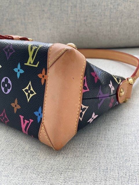 Louis Vuitton Borse da donna: Louis Vuitton Black Multicolor ELIZA Shoulder Bag – Usato da Zürich venduto da mdiscover 4