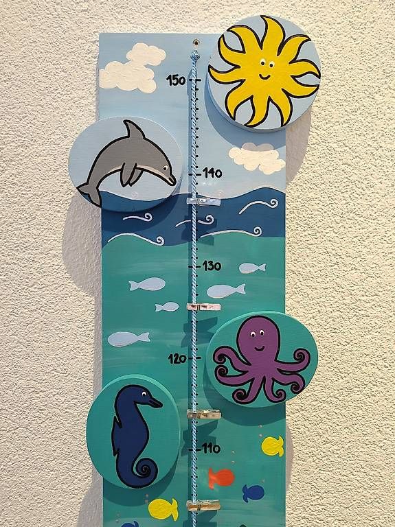 Tutte le decorazioni: Messlatte Meer handgemacht 70-160 cm – Usato da Erlinsbach SO venduto da Fluegepilzli 1