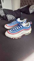 Nike Air Max 97 Sneaker blau rot weiss neuwertig