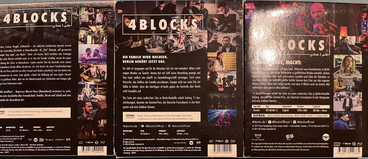 Tutti i DVDs: 4 Blocks - Staffel 1-3 – Usato da Waldenburg venduto da Gonzo8 1