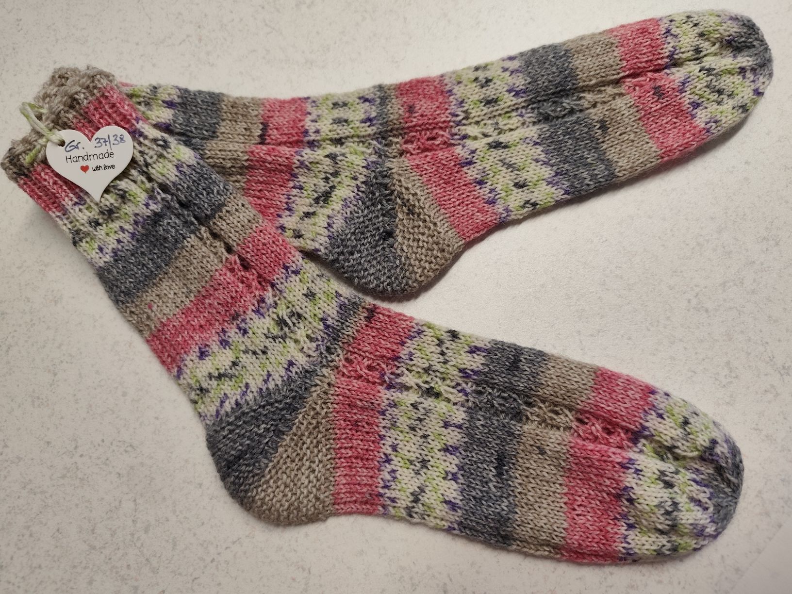 Calze: Handgestrickte Socken Gr. 37/38 – Nuovo e nell'imballaggio originale da Glarus venduto da Tutticolori55 2
