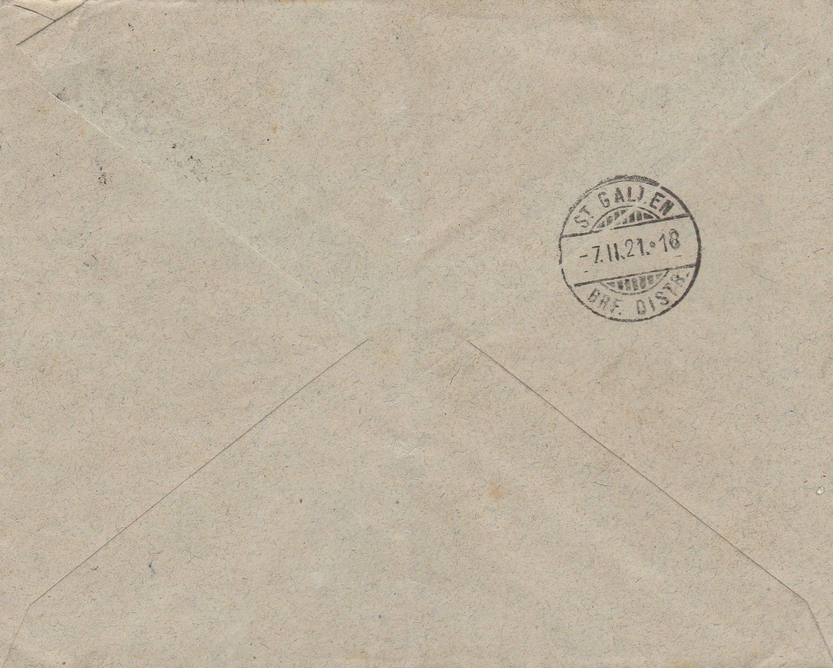 Tous les timbres: Goldach-Brief-Einschreiben 1921 – D'occasion à uttwil par Koehlerfred 1