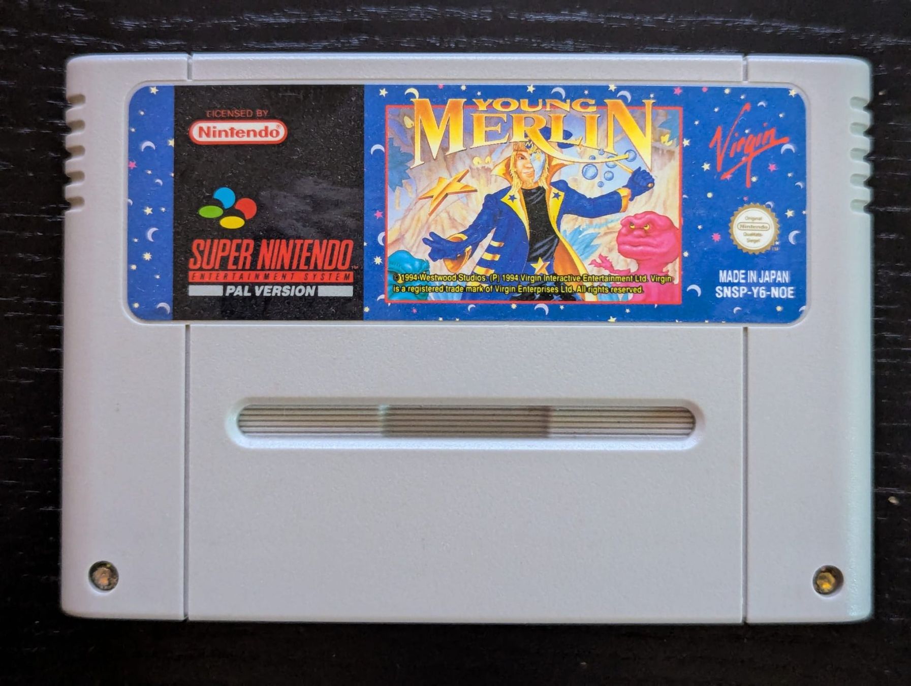 Nintendo Giochi: Young Merlin (Nintendo SNES) – Usato da Winterthur venduto da Eyeflea_Market