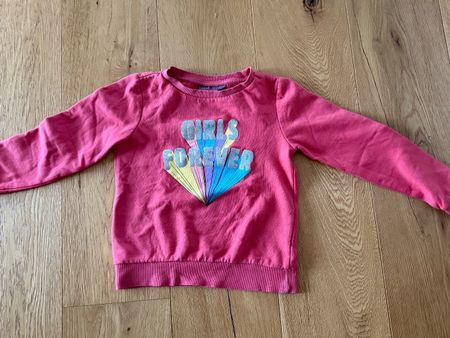 Alive! Pulli Gr. 122/128 Mädchen Pink Glitzer Herbst 🍂