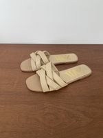 Sandales ZARA, 39, beige