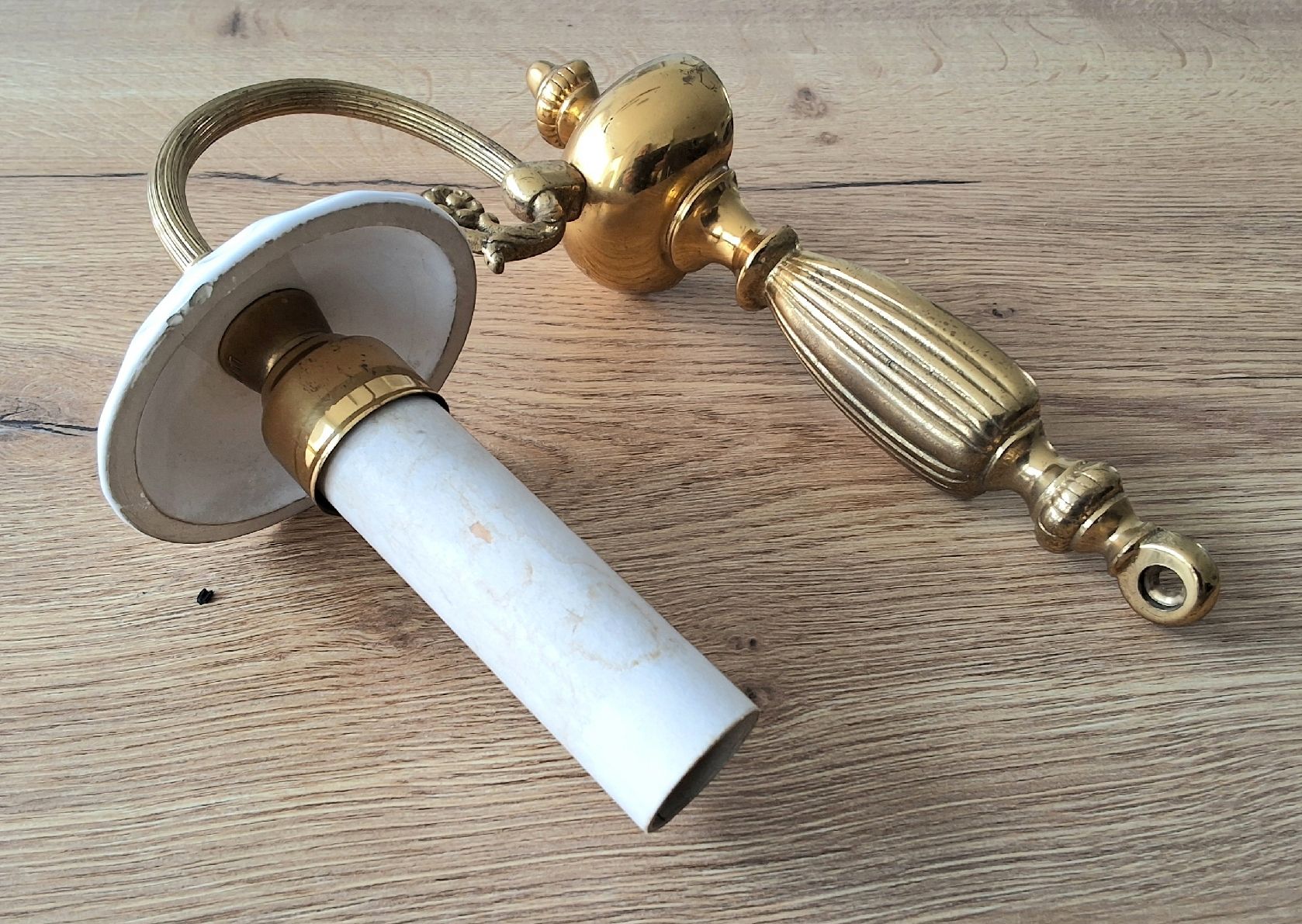 Lampen: Antike einarmige Wandlampe – Gebraucht aus Oftringen von Waltereg 6